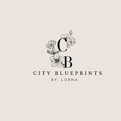 City blue prints